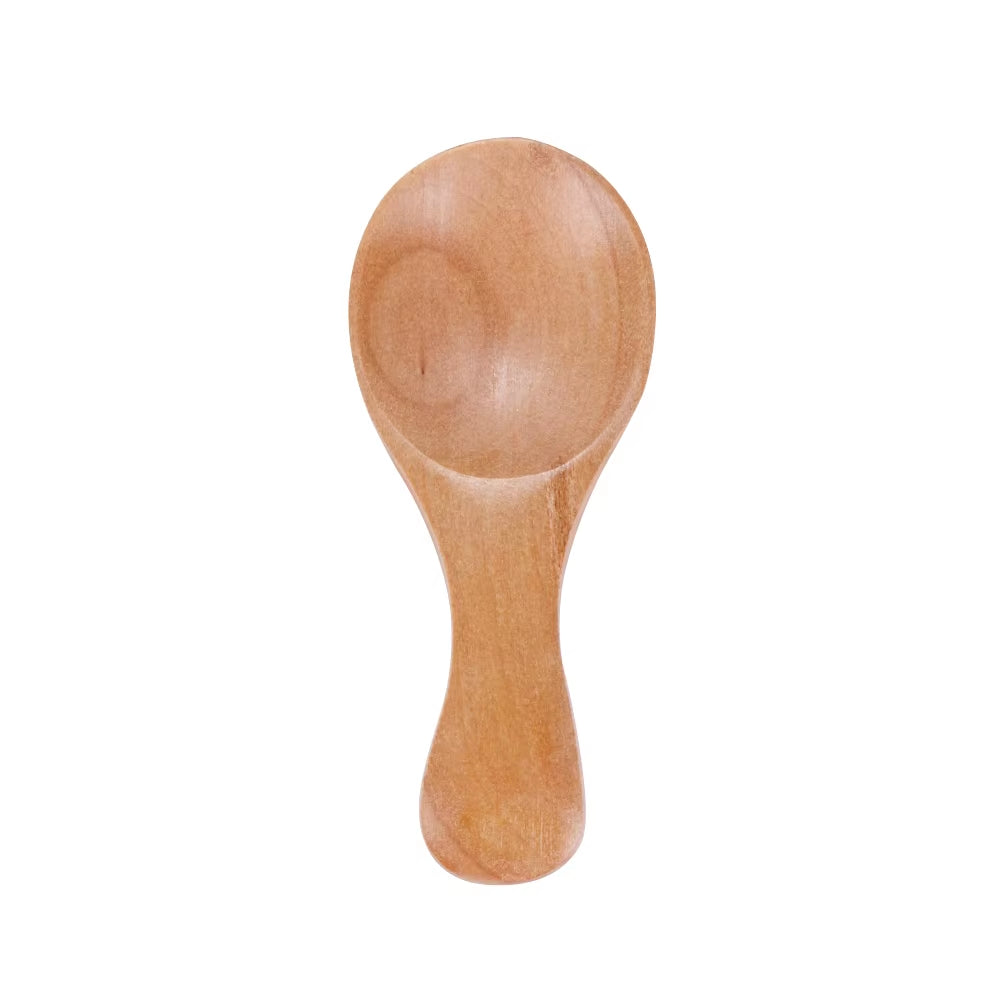 Natural Wooden Long Handle Soup Scoop - Eco-Friendly Ramen and Rice Ladle for Kitchen and Catering