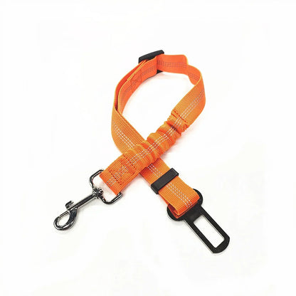 Adjustable Pet Car Seat Belt and Harness System for Dogs and Cats - Vehicle Safety Clip and Leash Accessories
