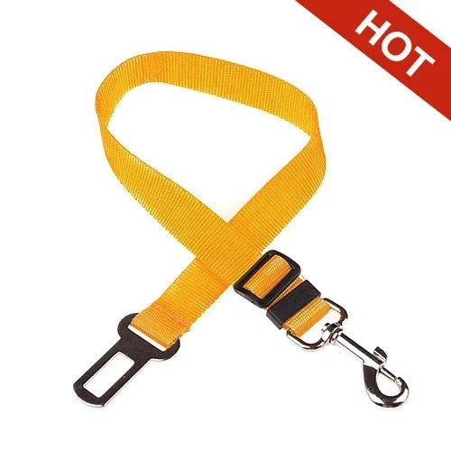 Adjustable Pet Car Seat Belt and Harness System for Dogs and Cats - Vehicle Safety Clip and Leash Accessories