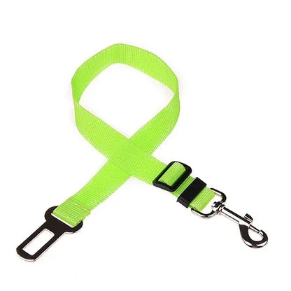 Adjustable Pet Car Seat Belt and Harness System for Dogs and Cats - Vehicle Safety Clip and Leash Accessories