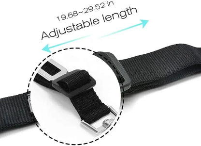 Adjustable Pet Car Seat Belt and Harness System for Dogs and Cats - Vehicle Safety Clip and Leash Accessories