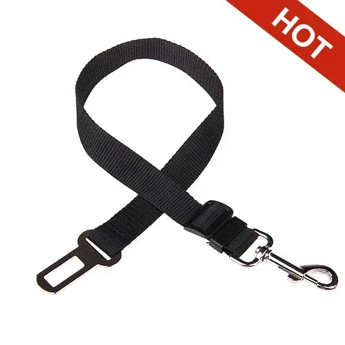 Adjustable Pet Car Seat Belt and Harness System for Dogs and Cats - Vehicle Safety Clip and Leash Accessories