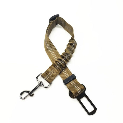 Adjustable Pet Car Seat Belt and Harness System for Dogs and Cats - Vehicle Safety Clip and Leash Accessories