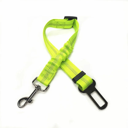 Adjustable Pet Car Seat Belt and Harness System for Dogs and Cats - Vehicle Safety Clip and Leash Accessories