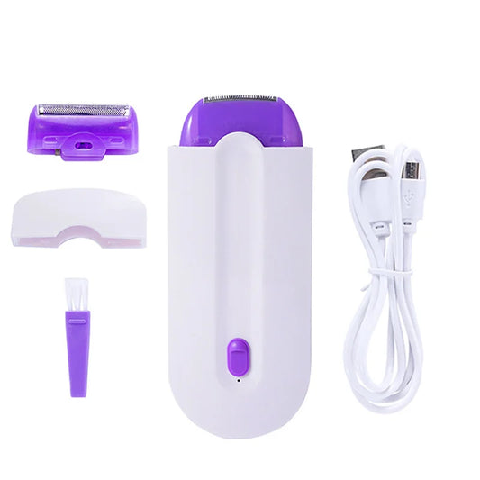 Rechargeablel Electric Painless Shaver Trimmer Safety Depilation Touch Removal for Face Arms Legs Bikini Shaver Hair Epilator