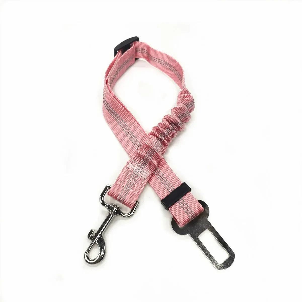 Adjustable Pet Car Seat Belt and Harness System for Dogs and Cats - Vehicle Safety Clip and Leash Accessories