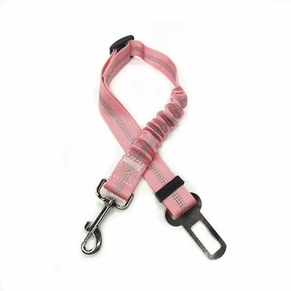Adjustable Pet Car Seat Belt and Harness System for Dogs and Cats - Vehicle Safety Clip and Leash Accessories