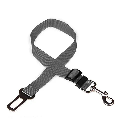 Adjustable Pet Car Seat Belt and Harness System for Dogs and Cats - Vehicle Safety Clip and Leash Accessories