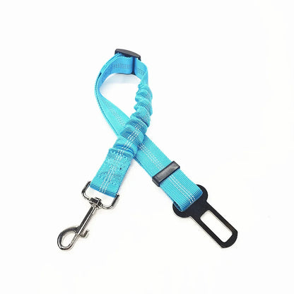 Adjustable Pet Car Seat Belt and Harness System for Dogs and Cats - Vehicle Safety Clip and Leash Accessories